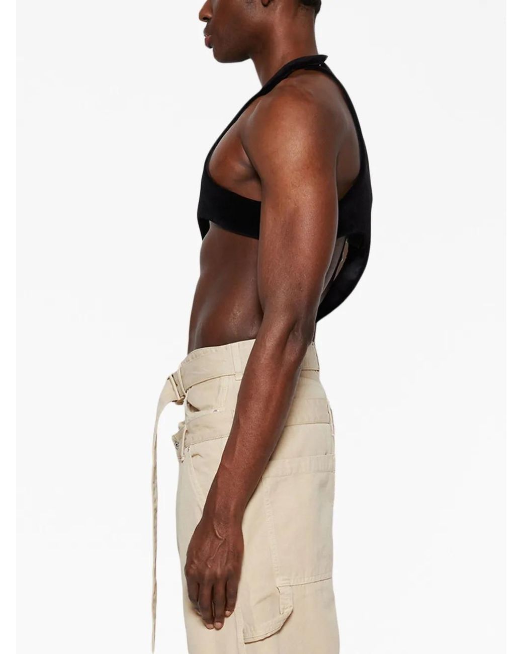 Off-White c/o Virgil Abloh Black Exact Opposite Cotton Vest for men