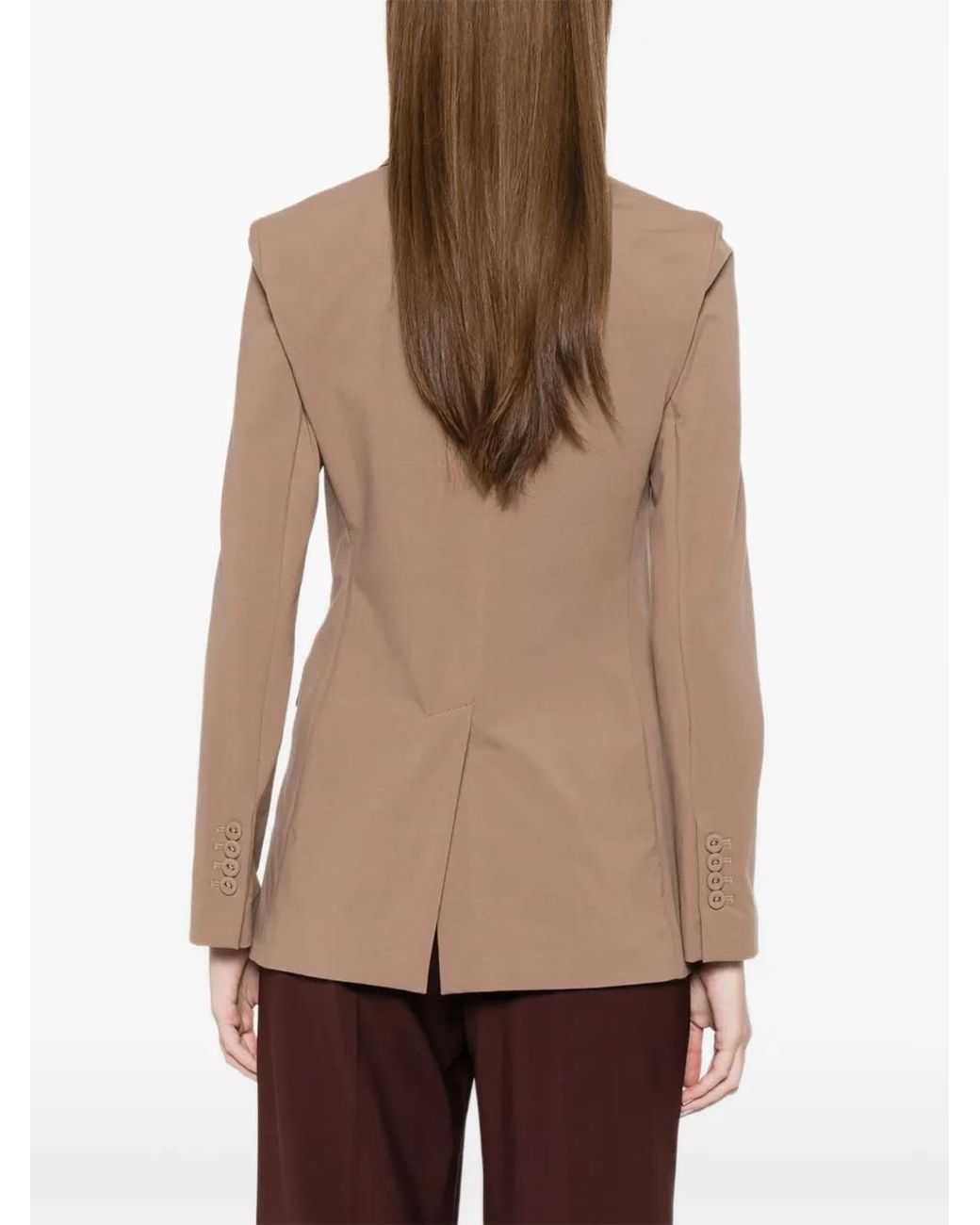 Circolo 1901 Natural Double-Breasted Blazer