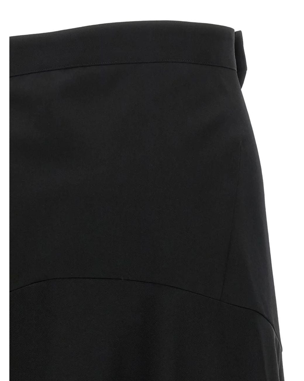 Junya Watanabe Black Asymmetrical Deconstructed Trousers