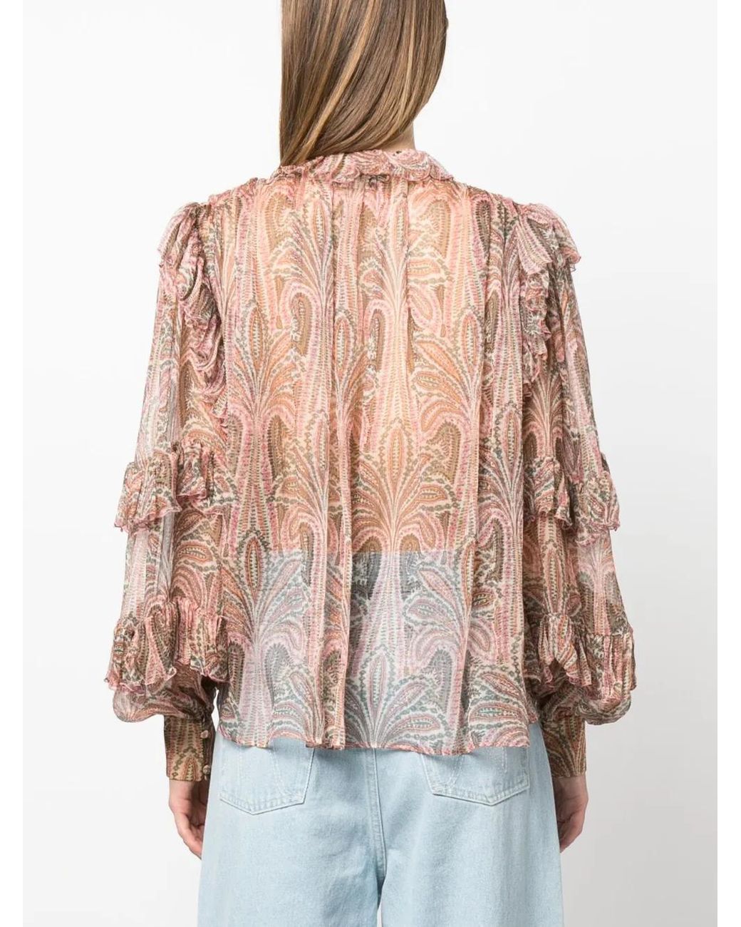 Etro Pink Silk Top