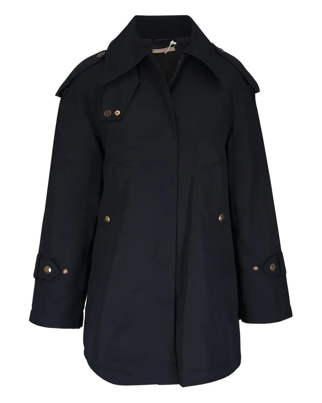 Dorothee Schumacher Black Single-Breasted Coat