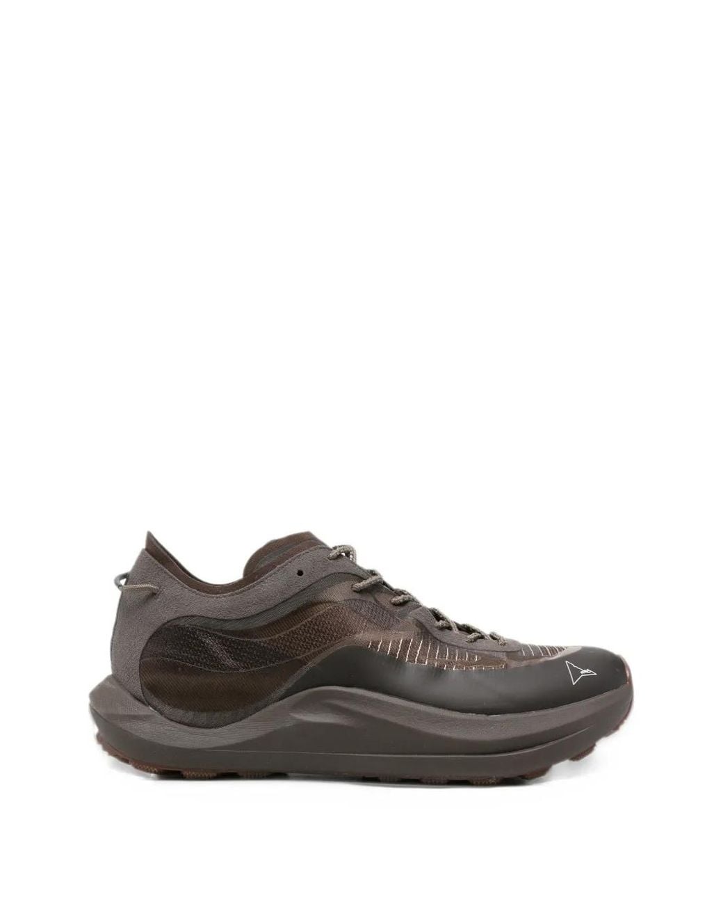 Roa Brown Paneled Mesh-Trim Sneakers for men