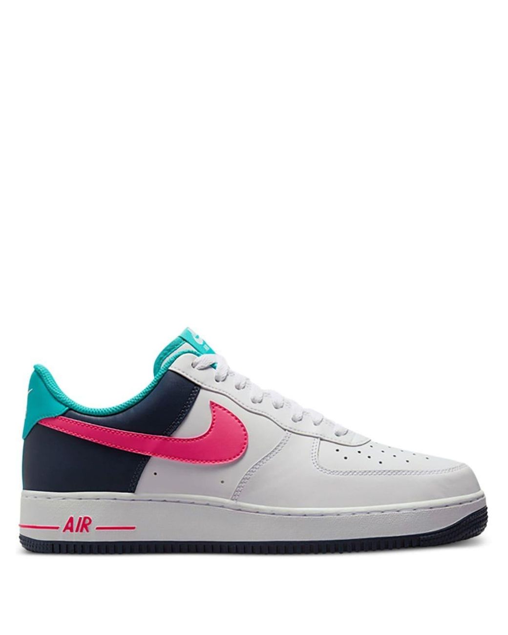 Pink and blue nike air force 1 sale