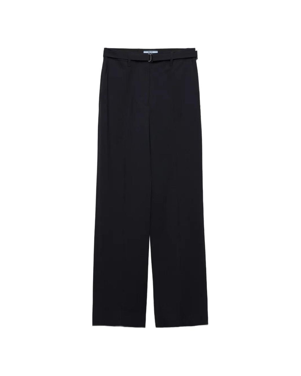 Prada Blue Wool Pants