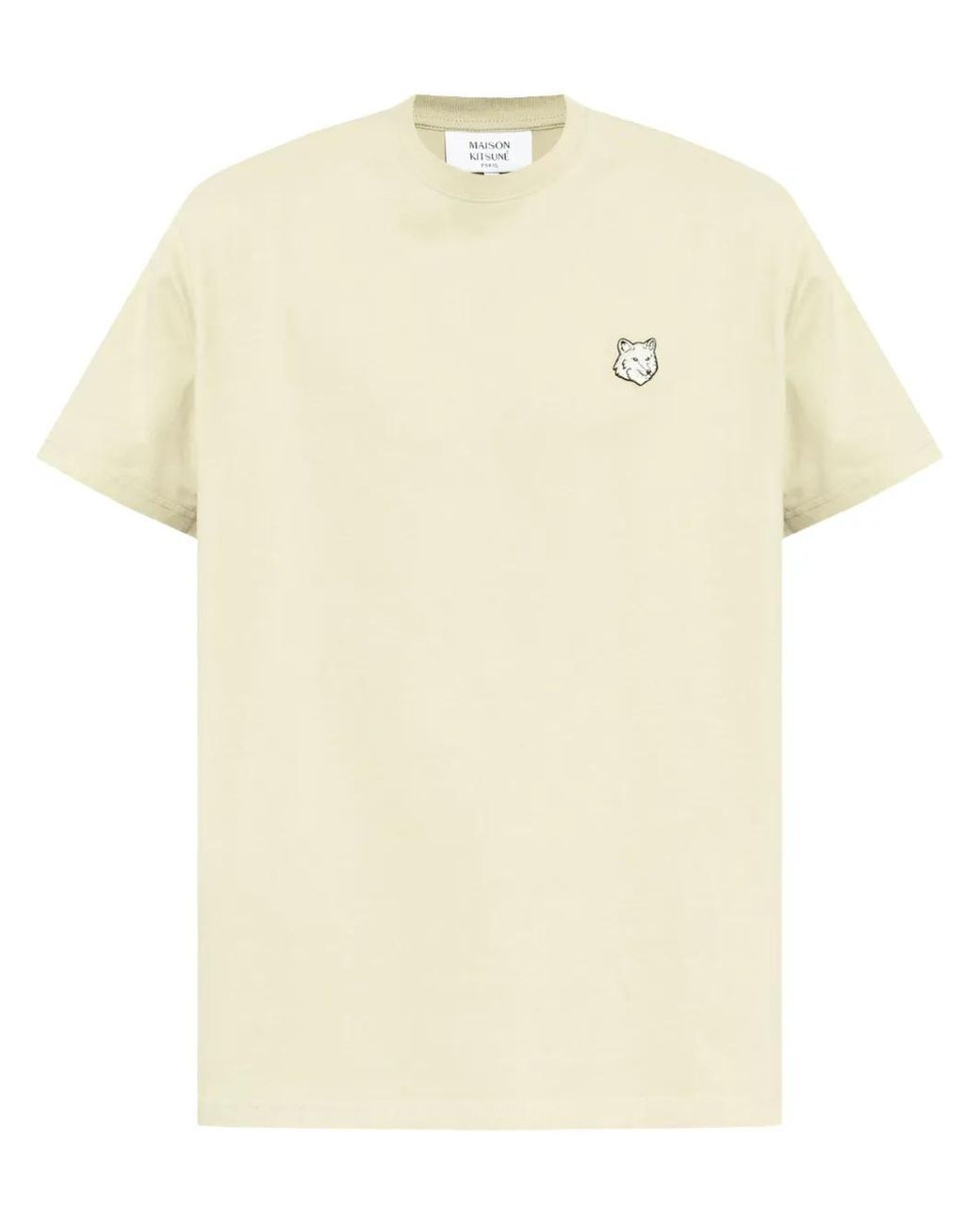 Maison Kitsuné Natural Bold Fox Head T-Shirt for men