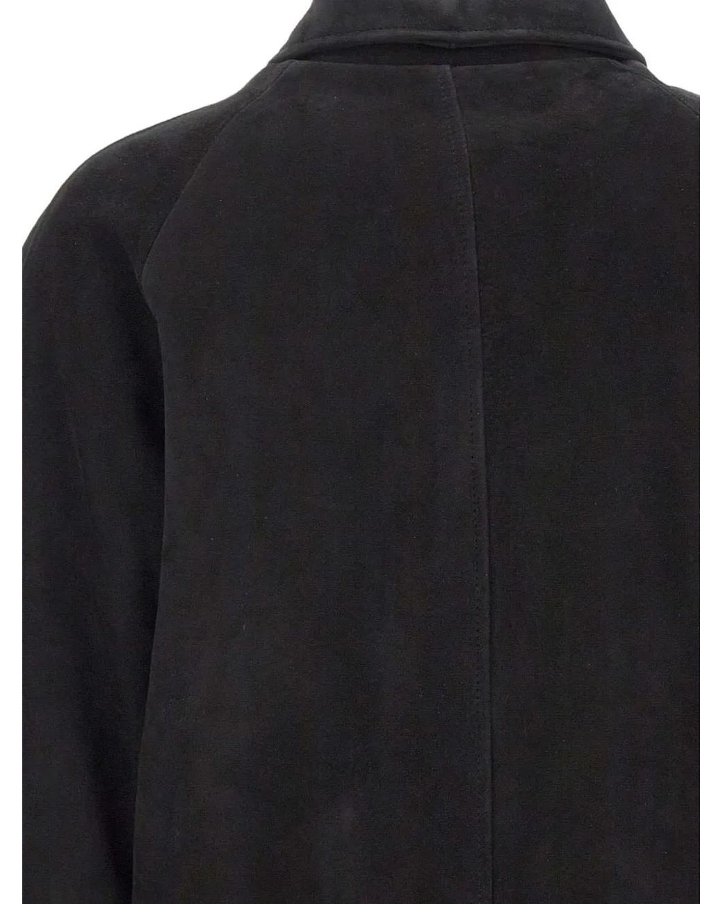 Volfagli Blue Pantheon Buccio Suede Bomber Jacket for men