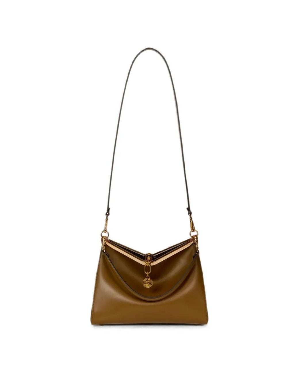 Etro Brown Medium Vela Shoulder Bag
