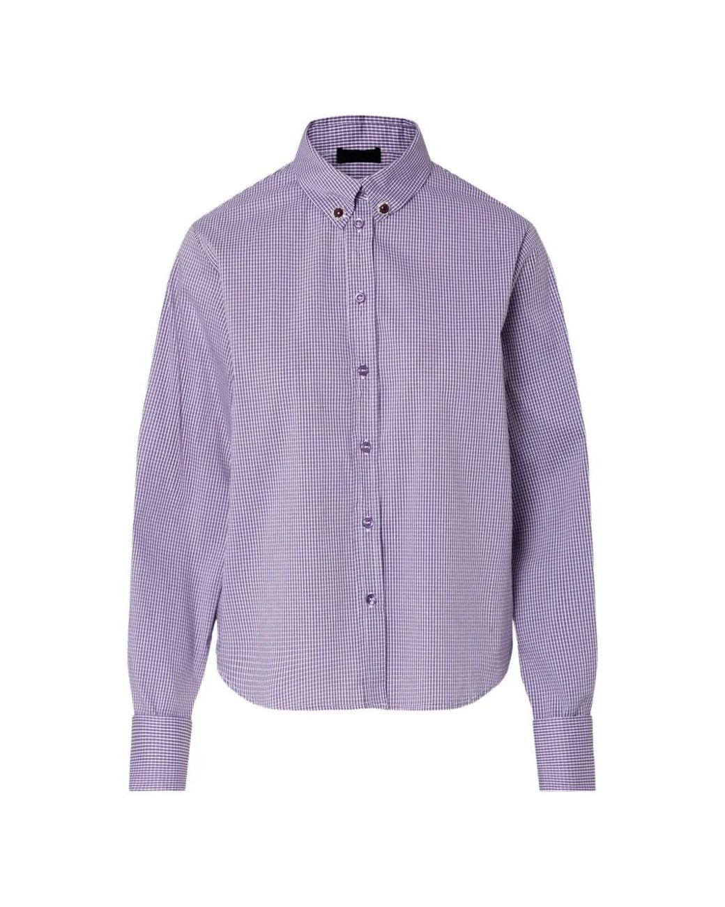 Liu Jo Purple Striped Shirt