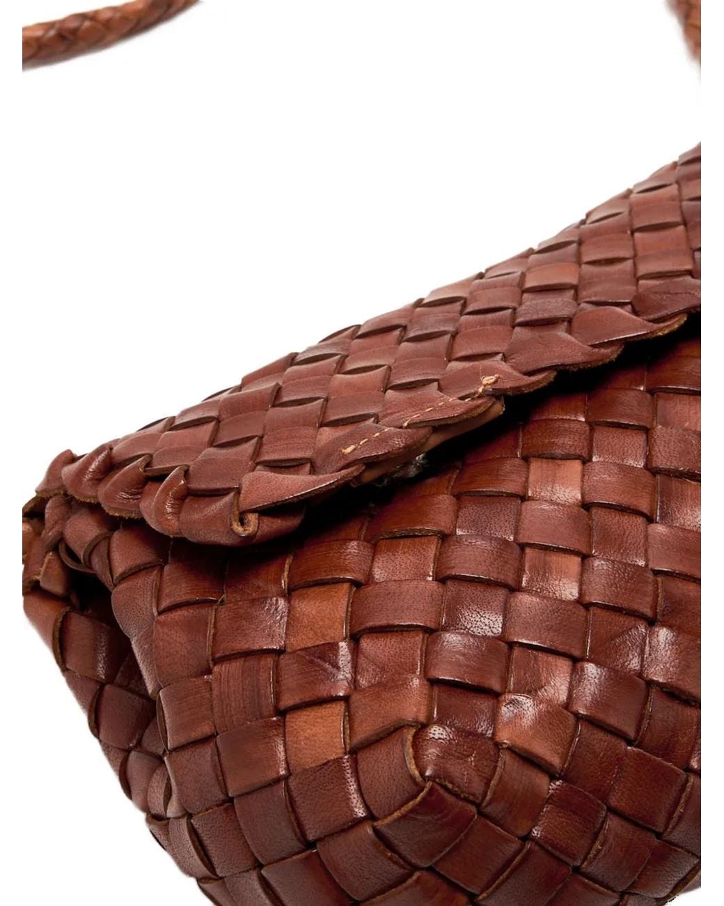 Loeffler Randall Brown Vinnie Leather Corss Bodyshoulder Bag