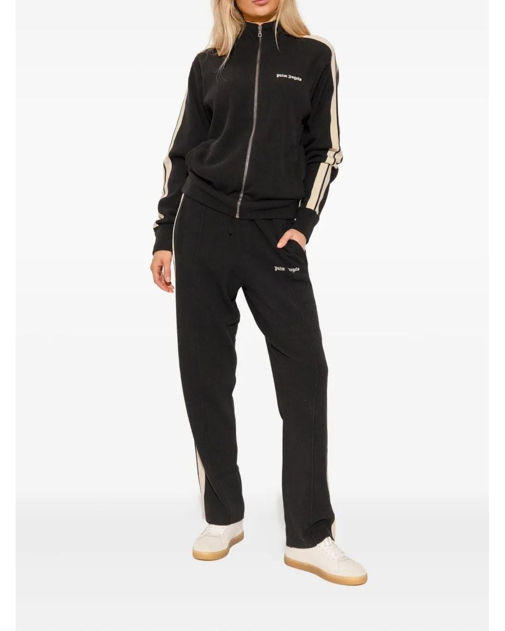 Palm Angels Metallic Palm Tree Leather Sneakers