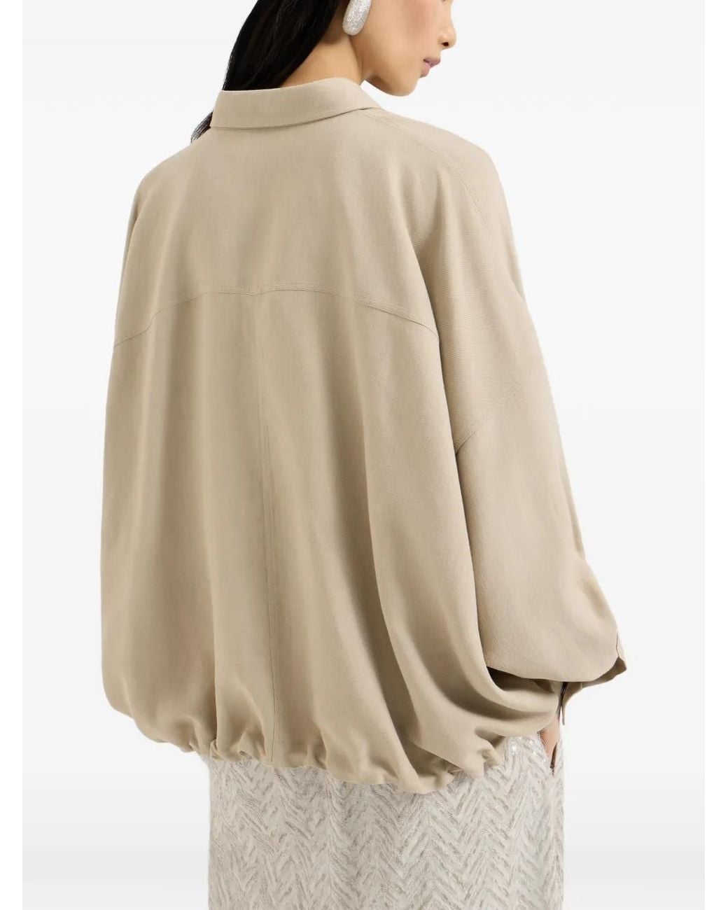 Brunello Cucinelli Natural Linen Blend Shirt