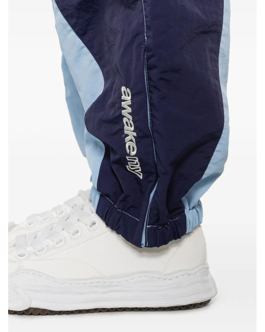 AWAKE NY Blue Pantalon À Détail De Logo for men