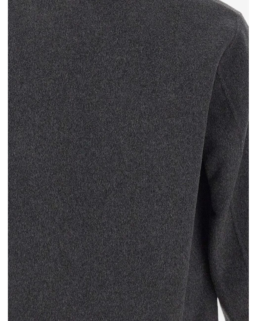 Aspesi Gray Double-Faced Zip-Up Jacket for men