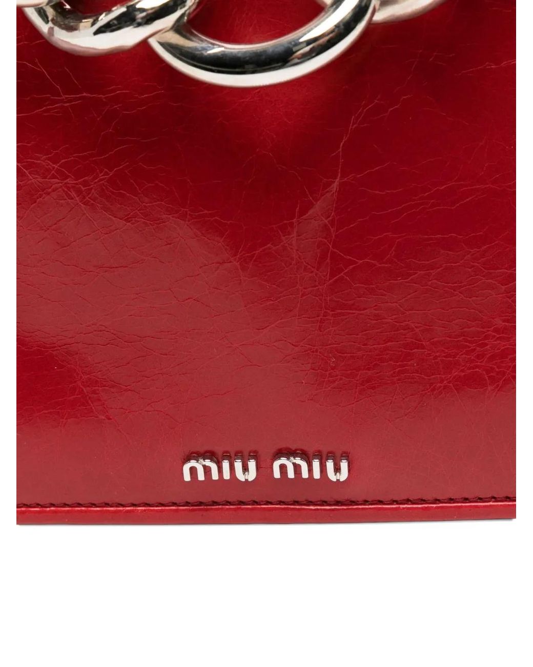 Miu Miu Red Club Shoulder Bag