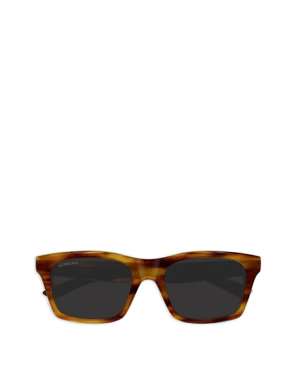 Balenciaga Black Square-Frame Sunglasses for men