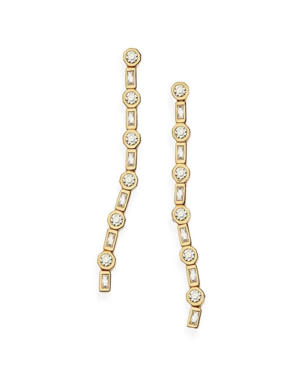 Missoma Metallic X Lucy Williams Tennis Drop Earrings