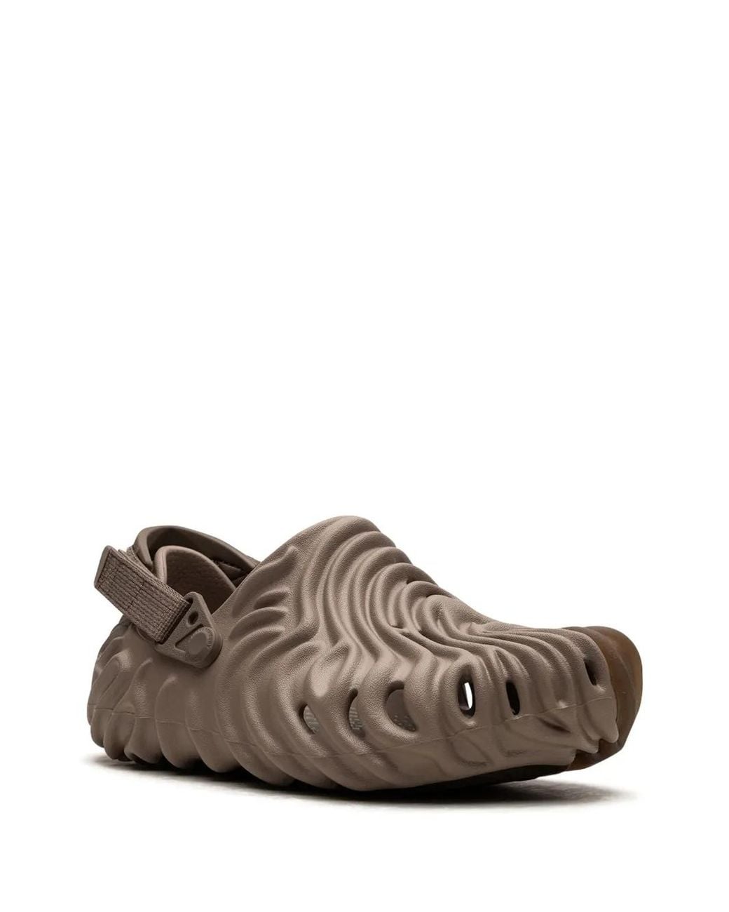 CROCSTM Brown Pollex Flat Clogs