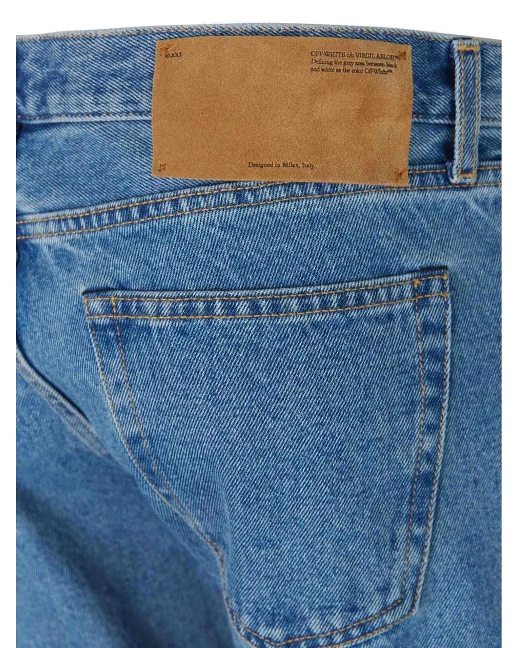 Off-White c/o Virgil Abloh Blue Pants for men