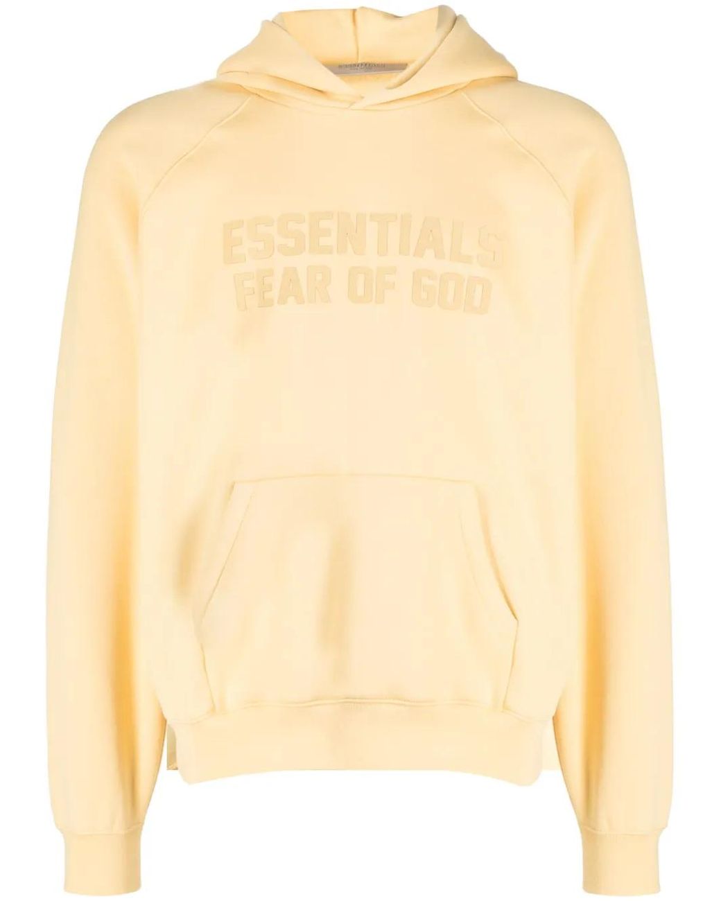 Fear Of God Natural Essentials Logo-Print Hoodie for men
