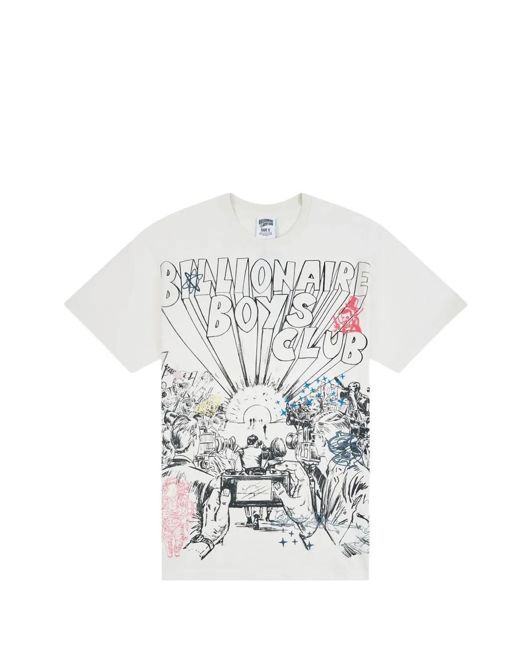BBCICECREAM White Paparazzi Graphic-Print T-Shirt for men