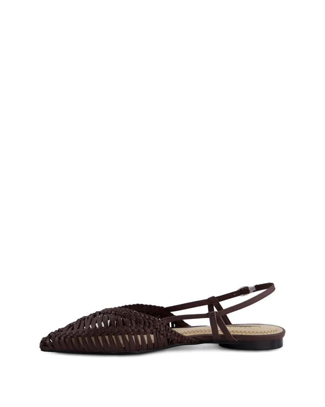 Corina White Gewebte Slingback-Pumps