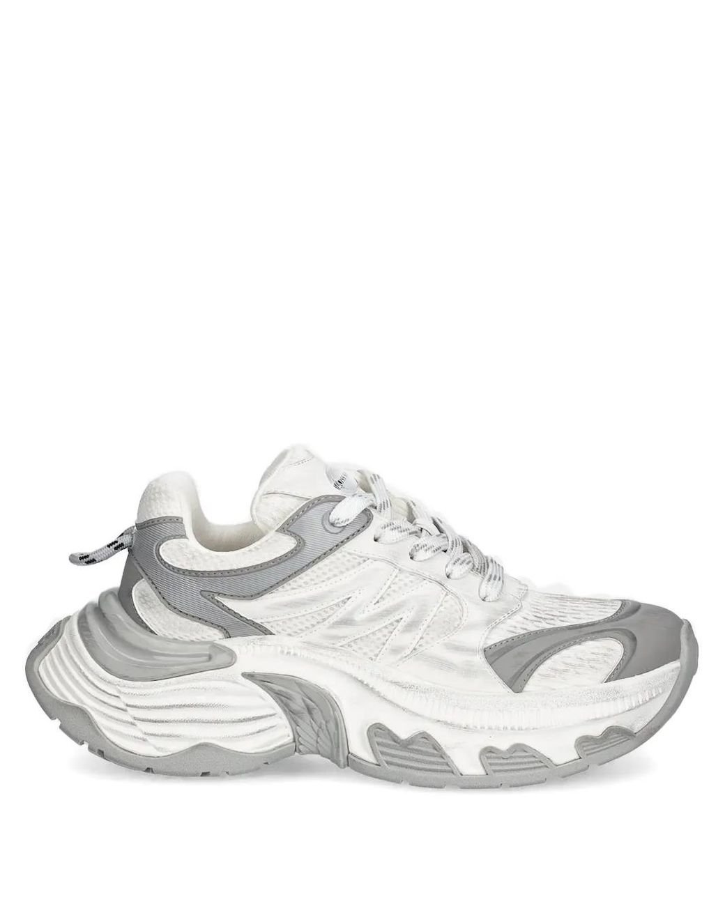 Miss Sixty Textured-Platform Sneakers in White Lyst UK