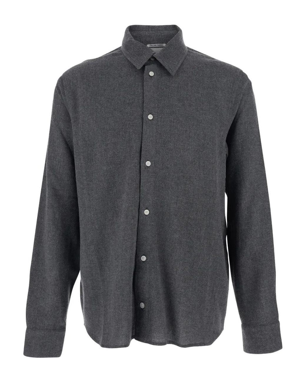 Won Hundred Gray Adriel Classic Collar Shirt for men