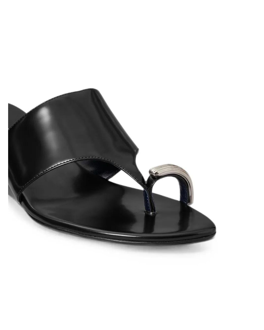 Tory Burch White Pierced Wedge Sandals