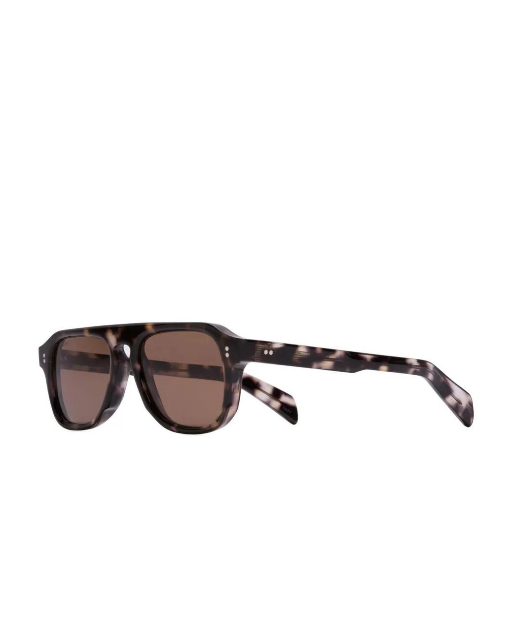 Cutler & Gross Brown Pilot-Frame Sunglasses