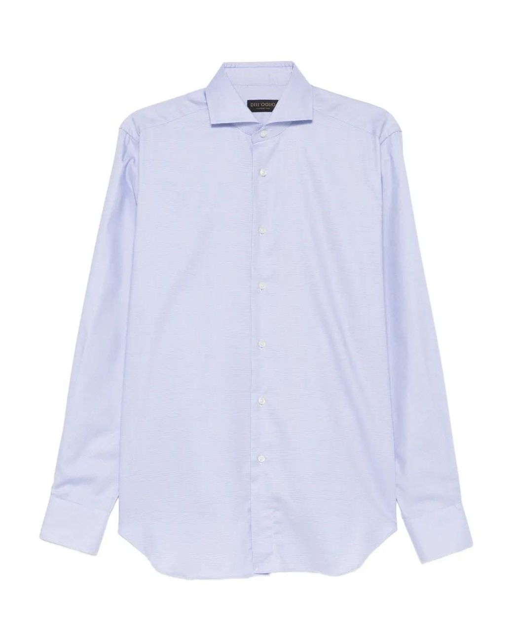 Dell'Oglio White Buttoned Long-Sleeve Shirt for men