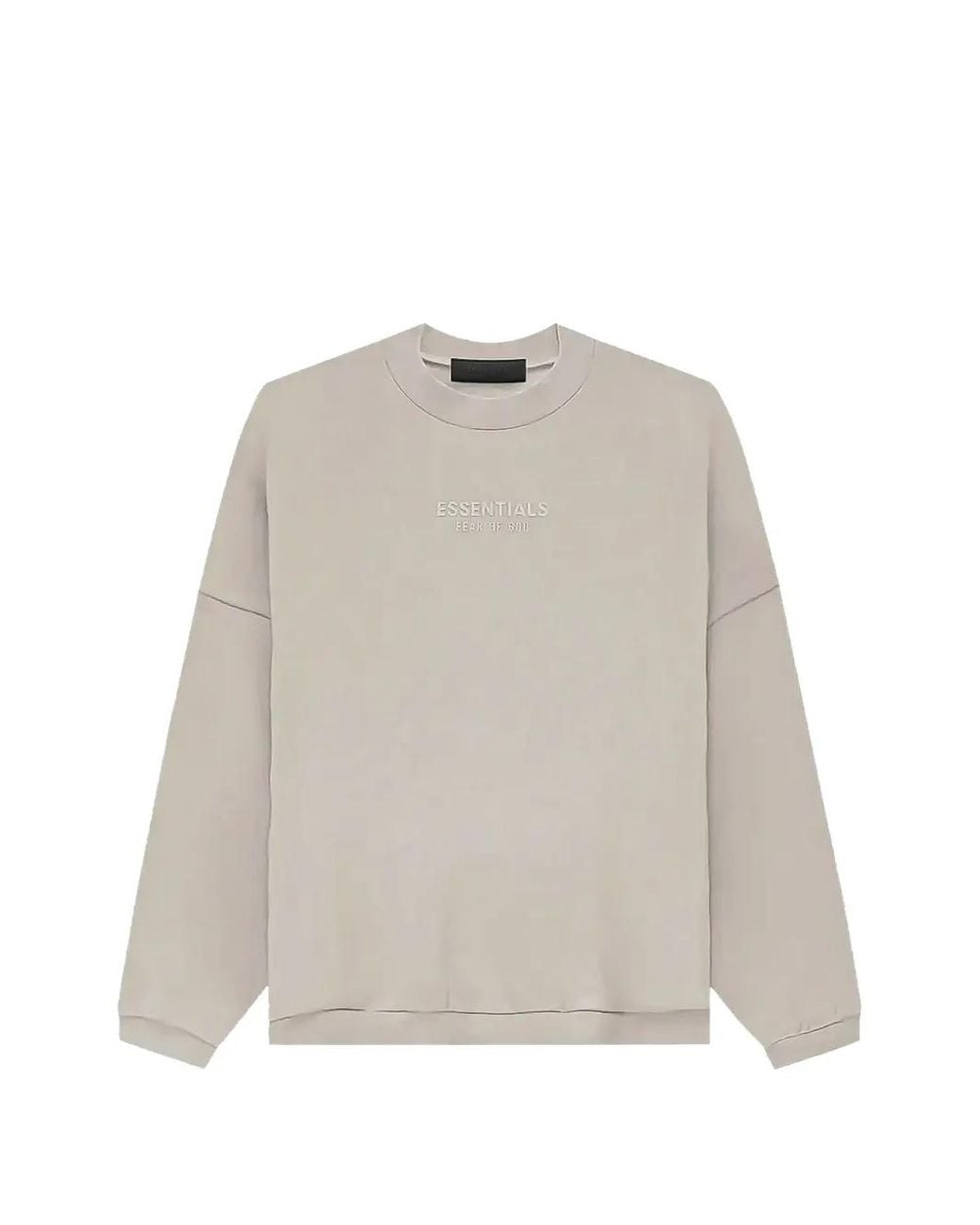Fear Of God White Logo-Print Dropped-Shoulder Sweatshirt for men