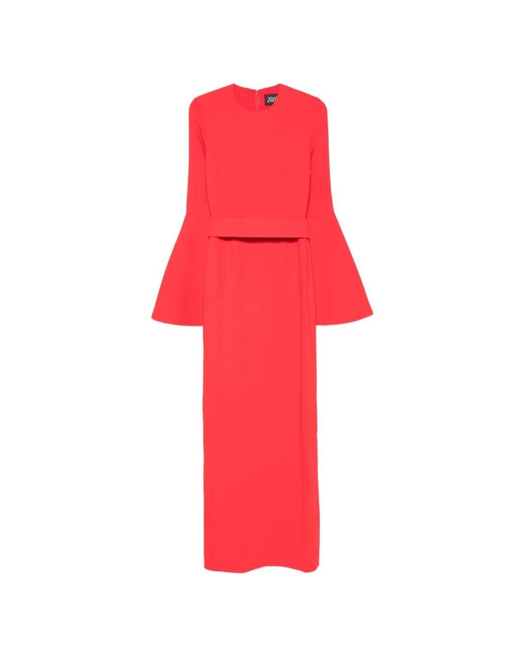 Solace London Red Theia Maxi Dress