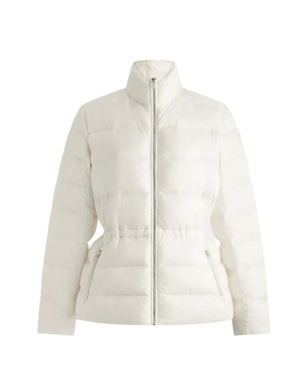 Fusalp White Kerin Quilted Bomber Jacket