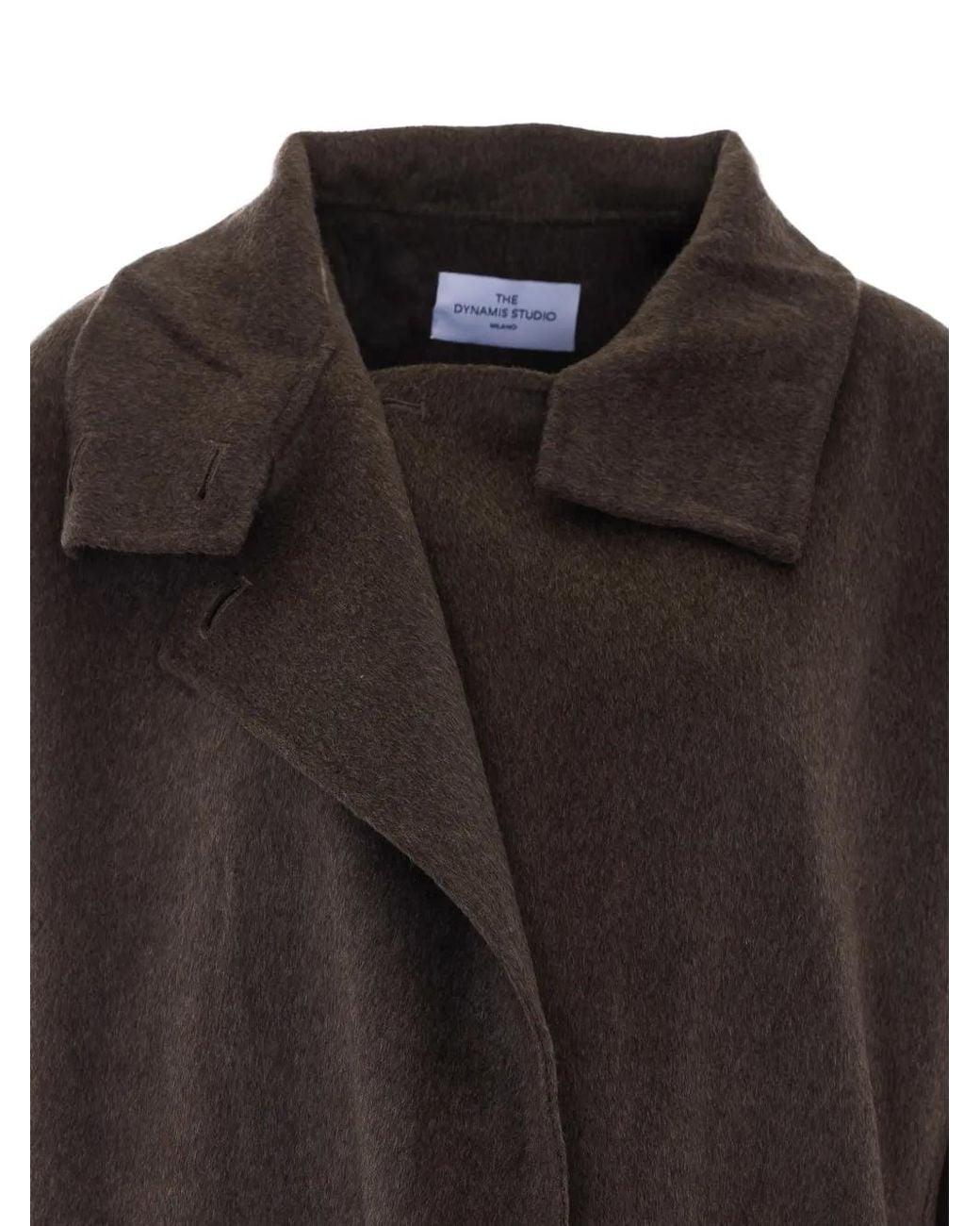The Dynamis Studio Black Amsterdam Button-Up Coat