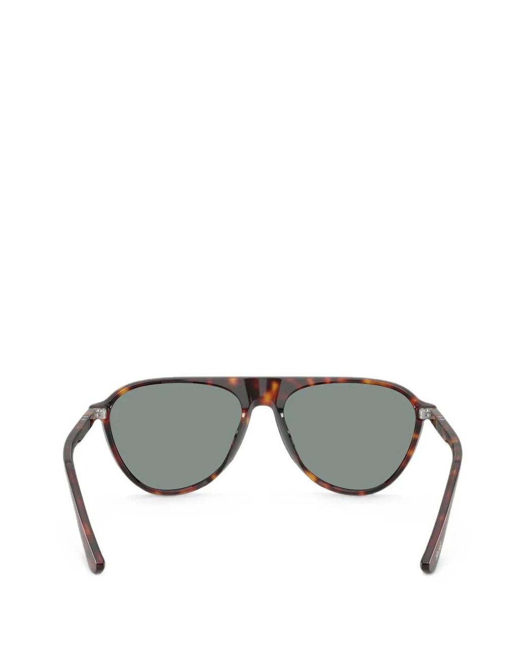 Persol Gray Tortoiseshell-Effect Pilot-Frame Sunglasses for men