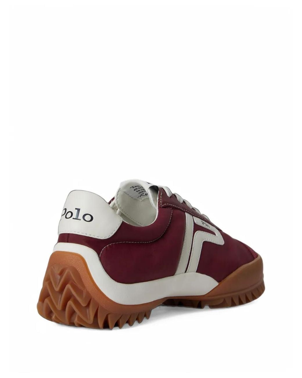Polo Ralph Lauren Purple Panelled Sneakers