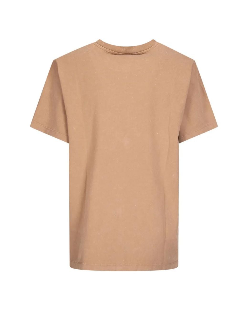 Ganni Natural Essentials Washed-Effect Tee