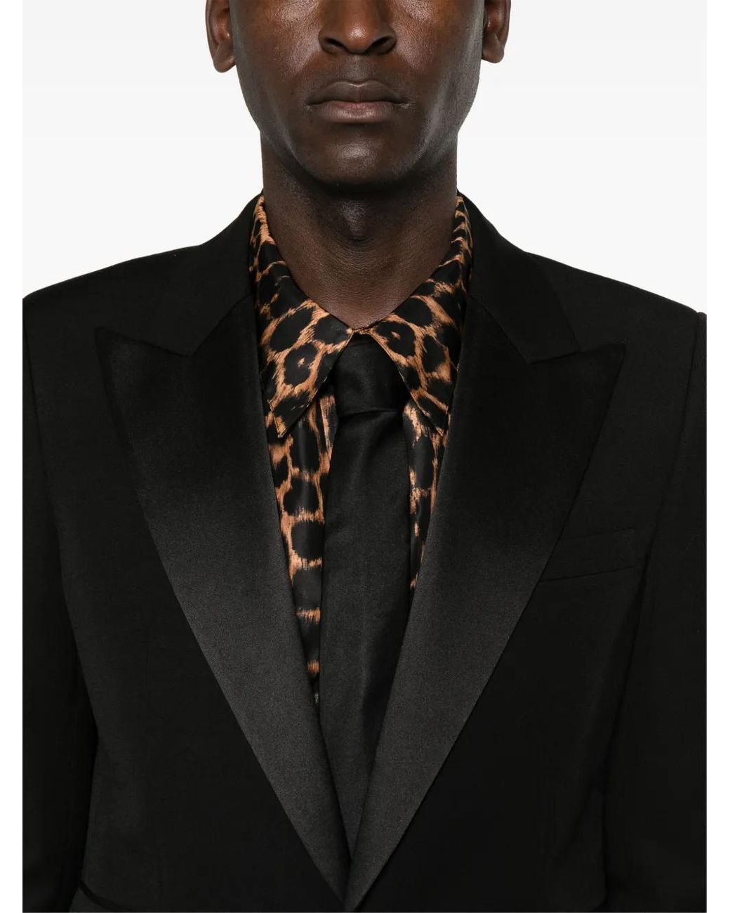 Saint Laurent Black Tuxedo Jacket for men