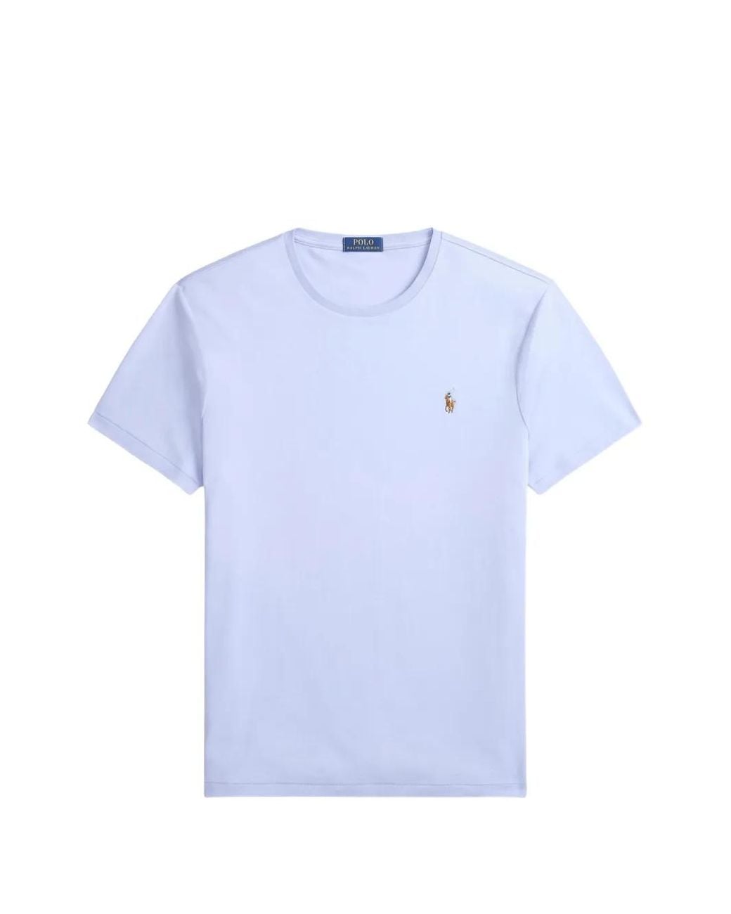 Polo Ralph Lauren Blue Custom Slim Fit Soft Cotton T-Shirt for men