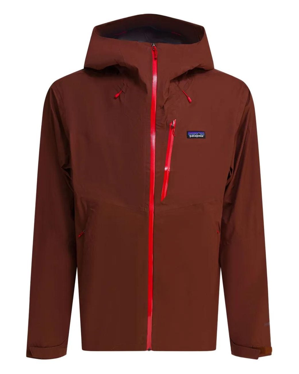 Patagonia Red Hooded Zip Jacket for men