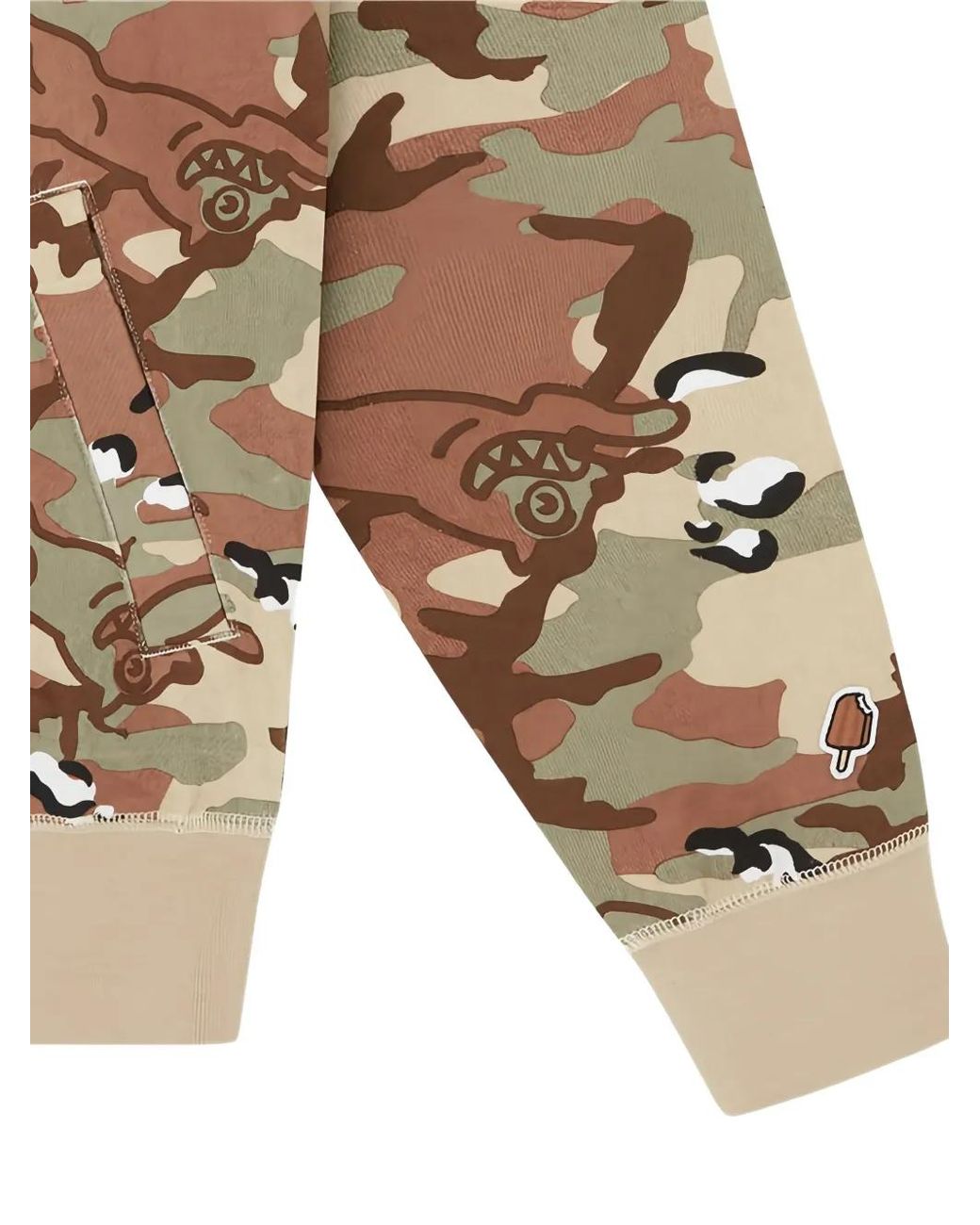 ICECREAM Natural Camouflage-Print Hoodie for men