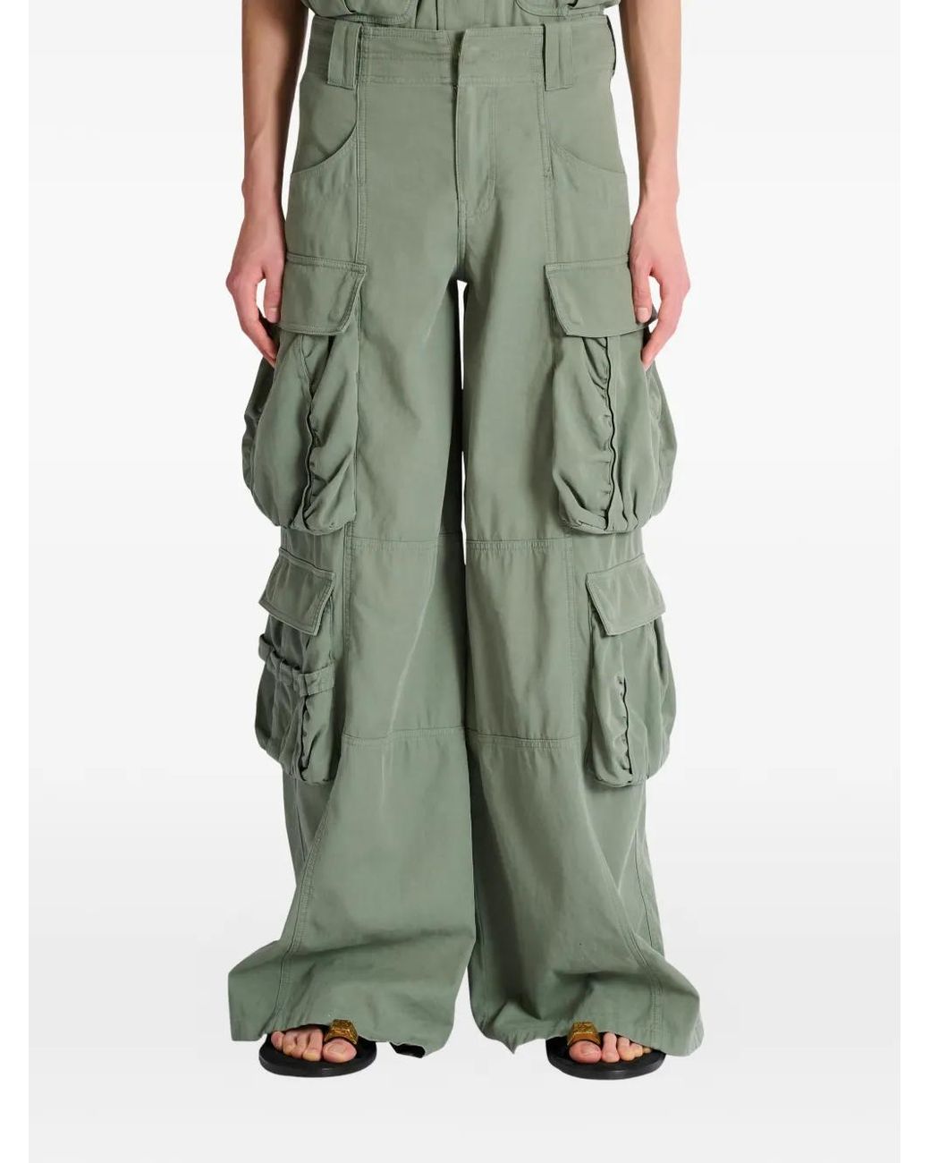 Balmain Cargo Shorts in het Green voor heren
