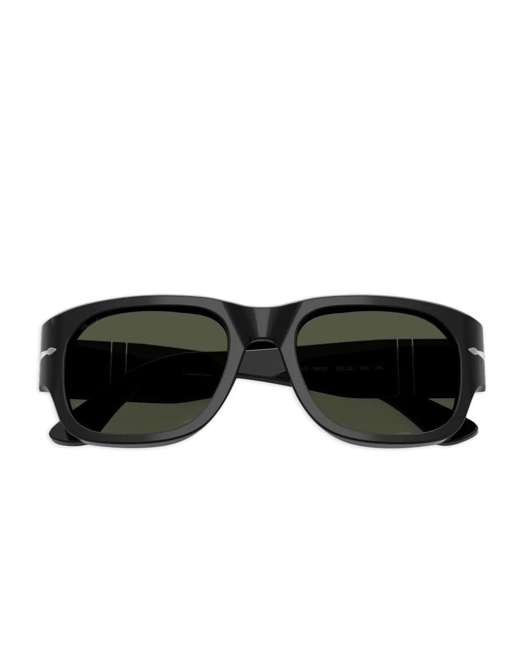 Persol Green Acetate Square-Frame Sunglasses