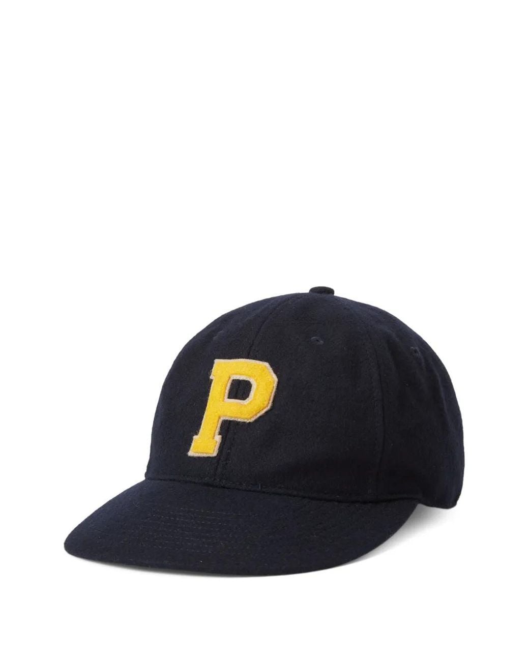 Polo Ralph Lauren Blue Letter-Patch Baseball Cap for men