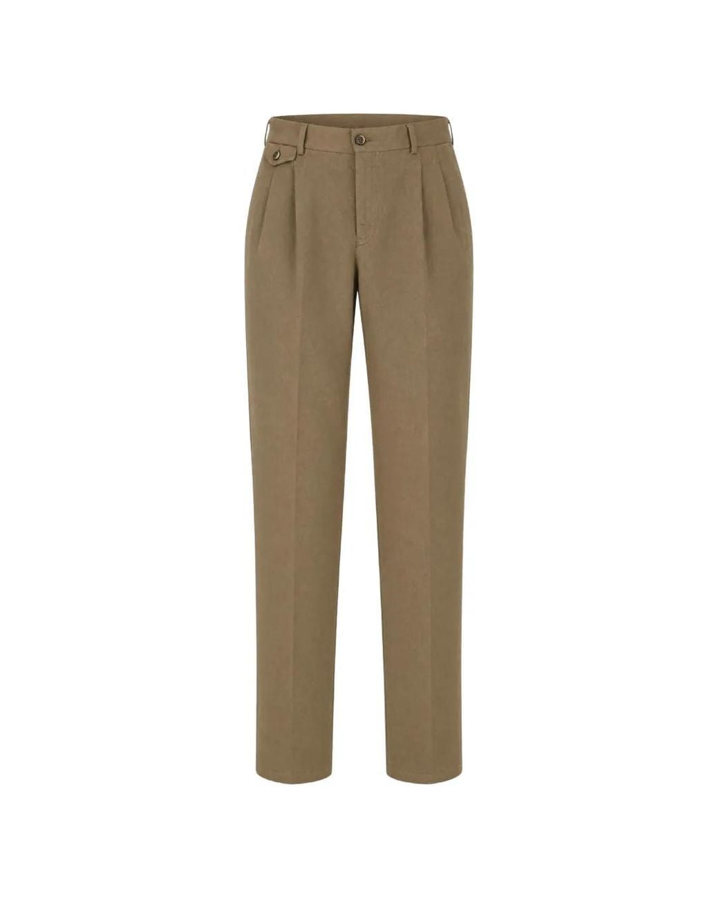 PT Torino Natural Belt-Loops Trousers for men