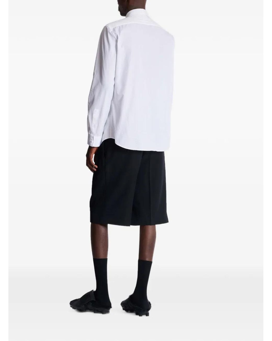 Balmain Katoenen Overhemd in het White voor heren