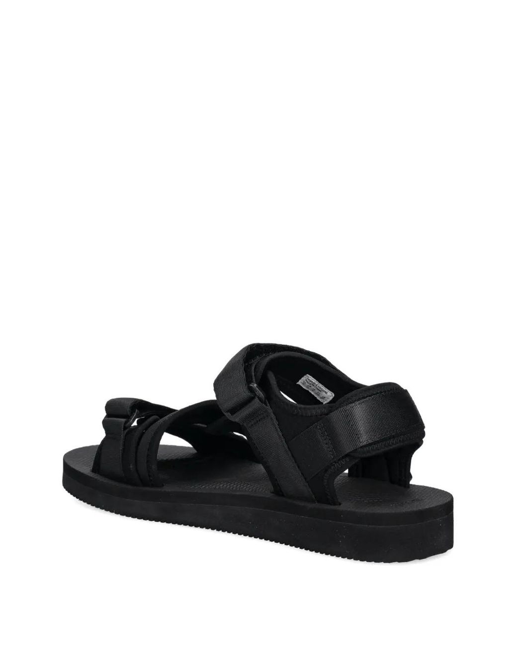 Suicoke Black Kisee-Cab Flat Sandals