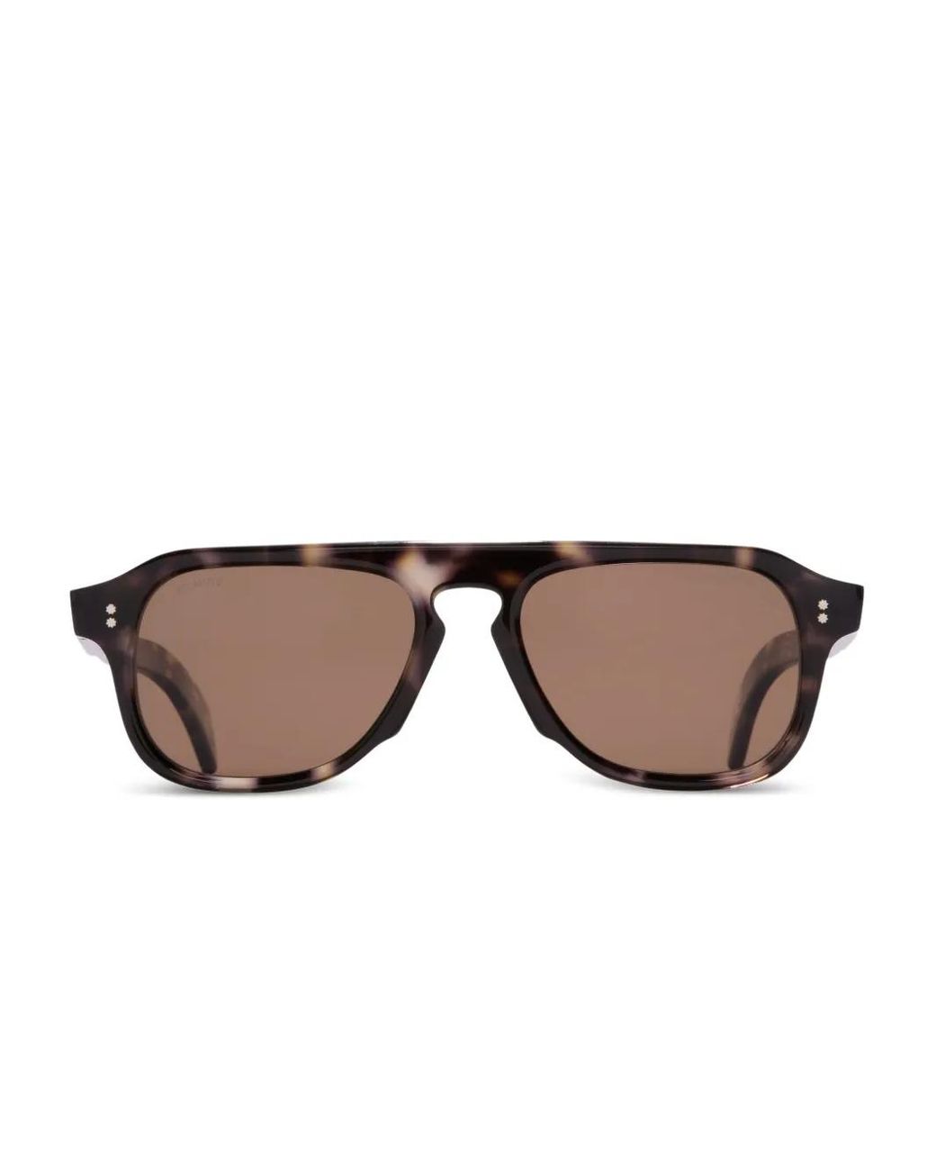 Cutler & Gross Brown Pilot-Frame Sunglasses