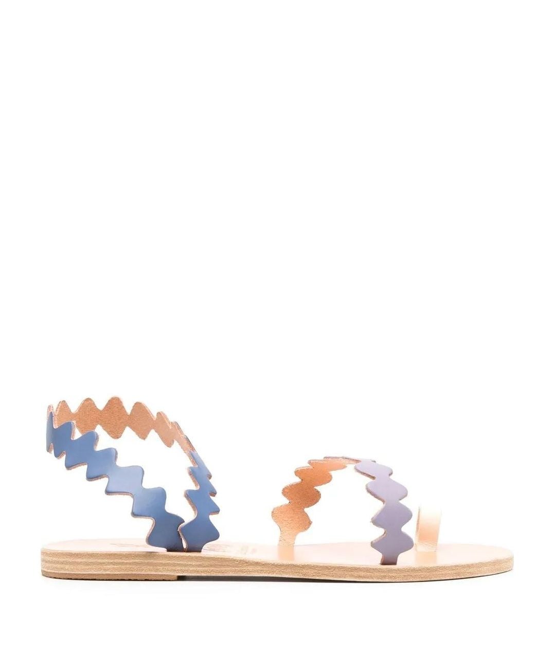 Ancient Greek Sandals Blue Eleftheria Onda Sandals