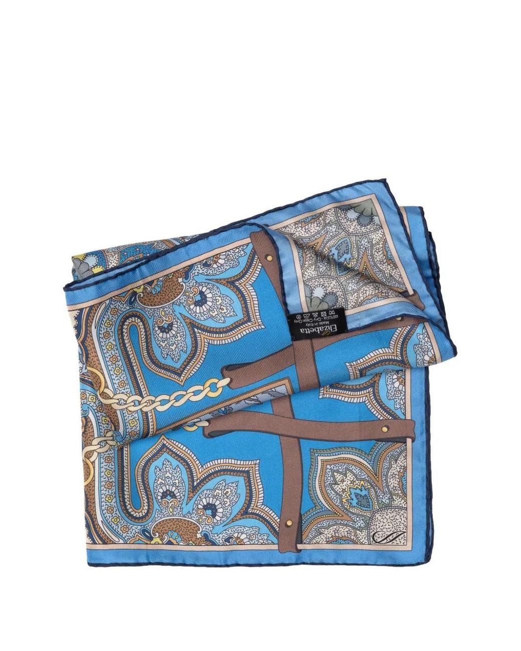 Elizabetta Blue Francesca Silk Scarf